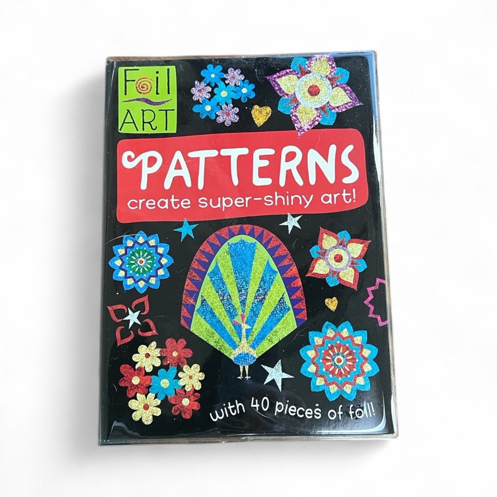 * USBORNE Foil Art Patterns Book NEW